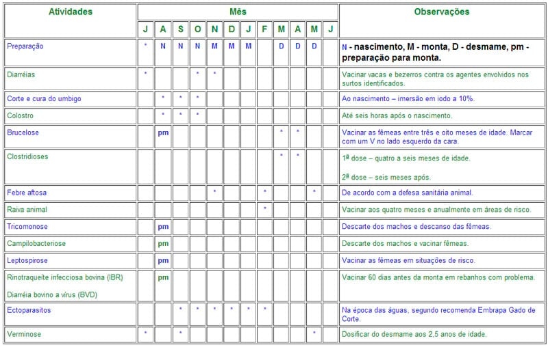 Planejamento sanitário de gado de corte. - Image 1