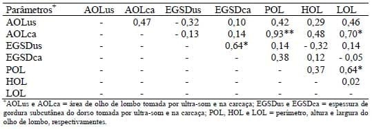 Correlações entre medidas ultra-sônicas e na carcaça de bovinos terminados em pastagem - Image 3
