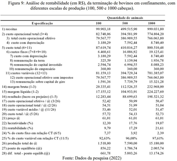 ADOÇÃO DO USO DE TECNOLOGIA: O IMPACTO NOS RESULTADOS DA PECUÁRIA DE CORTE NO CONFINAMENTO PONTAL - Image 9