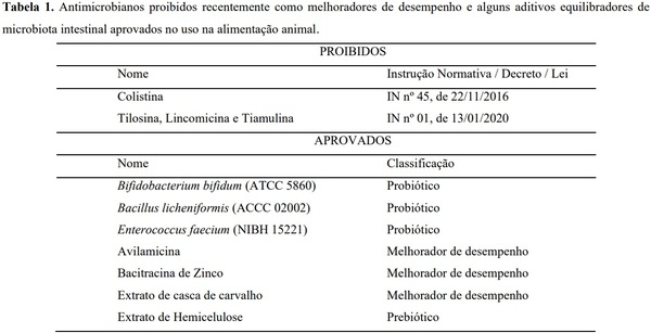 Uso de aditivos equilibradores de microbiota na alimentação de aves comerciais: Revisão - Image 1