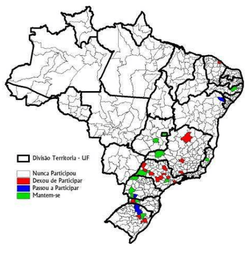 Caracterização e Dinâmica dos Aglomerados Produtivos de Ovos no Brasil nos anos de 1996 e 2006. - Image 5