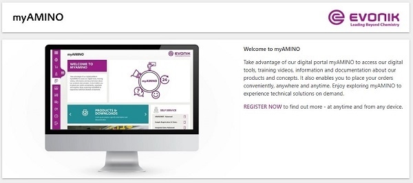 Evonik cria experiência digital para o cliente com seu novo portal de e-business myAMINO - Image 1