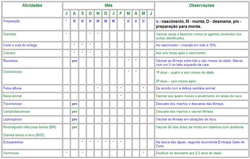 Planejamento sanitário de gado de corte. - Image 1