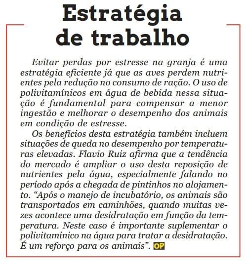 Polivitamínico após estresse reduz perdas e melhora desempenho - Image 2
