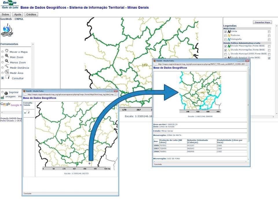 Sistema de informação e gestão territorial para suporte a cadeia produtiva do leite no Estado de Minas Gerais - Image 4