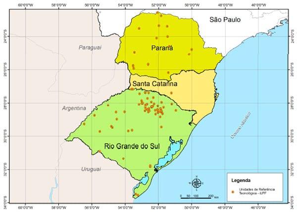 Distribuição geográfica das unidades de referência do programa de transferência de tecnologia para sistemas de integração lavoura-pecuária-floresta - Image 4