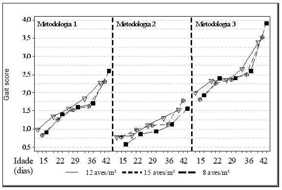 Mensuração de problemas locomotores e de lesões no coxim plantar em frangos de corte - Image 4