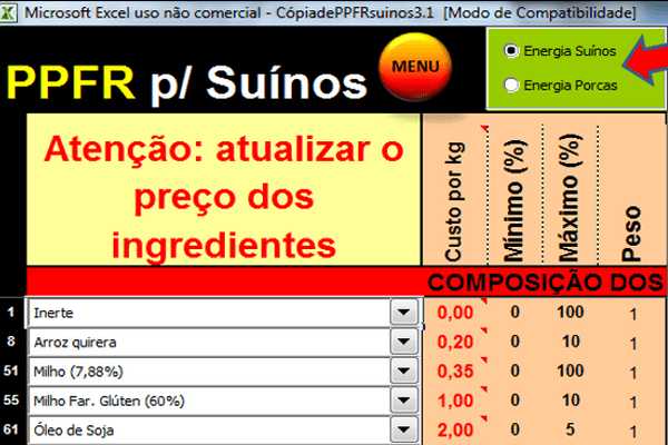 Como formular ração na prática com o PPFR - Image 24