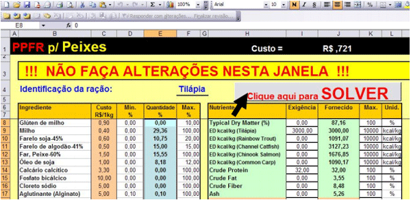 PPFR: EFICAZ PROGRAMA PARA FORMULAÇÃO DE RAÇÕES - Image 28