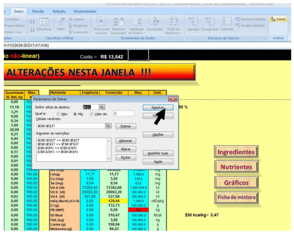 PPFR: EFICAZ PROGRAMA PARA FORMULAÇÃO DE RAÇÕES - Image 15