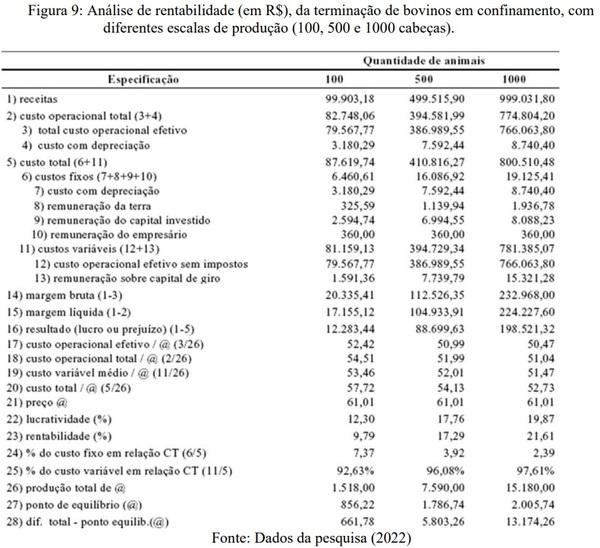 ADOÇÃO DO USO DE TECNOLOGIA: O IMPACTO NOS RESULTADOS DA PECUÁRIA DE CORTE NO CONFINAMENTO PONTAL - Image 9