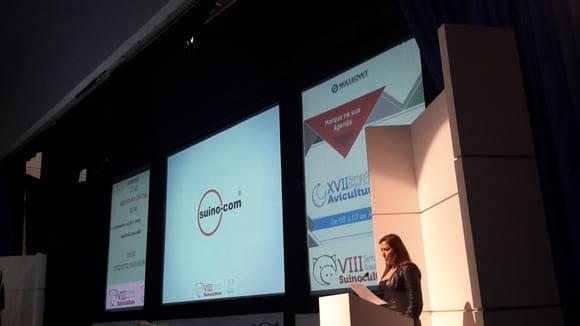 abertura oficial do evento VIII simpósio Brasil Sul de Suinocultura