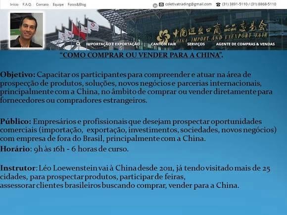 Como comprar ou vender para a China