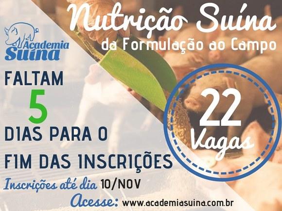 Nutrição Suína: da formulação ao campo