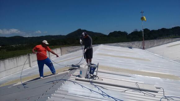 Impermeabilização com redução de temperatura
