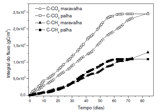 AVALIAÇÃO DO DESEMPENHO DA MARAVALHA E DA PALHA DE AZEVÉM (LOLLIUM MULTIFLORUM) COMO SUBSTRATOS NA CO-COMPOSTAGEM DOS DEJETOS DE SUÍNOS - Image 3