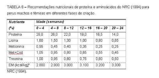 Exigências Nutricionais de Perus de Corte - Image 7