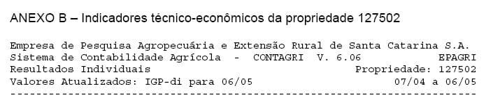 Análise Técnica e Econômica Comparativa de Sistemas de Produção de Leite e Atividades de Batata-Salsa e Maçã Cultivar Eva na Região de Canoinhas (UPR-4) - Image 33