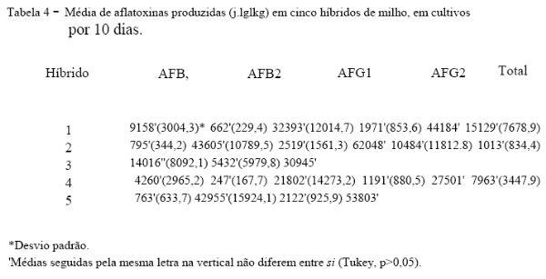 Classificação macroscópica, identificação da microbiota fúngica e produção de aflatoxinas em híbridos de milho - Image 4