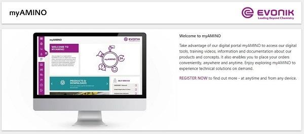Evonik cria experiência digital para o cliente com seu novo portal de e-business myAMINO - Image 1