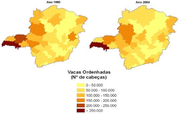 Análise espacial da produção de leite no Estado de Minas Gerais em base microrregional - Image 7