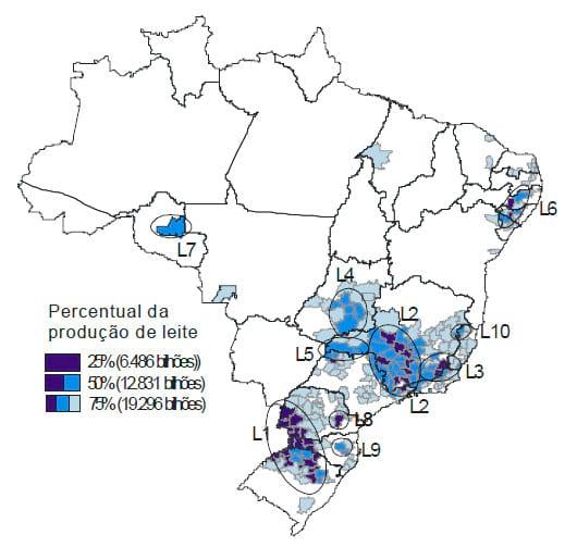 Distribuição espacial da pecuária leiteira no Brasil - Image 3