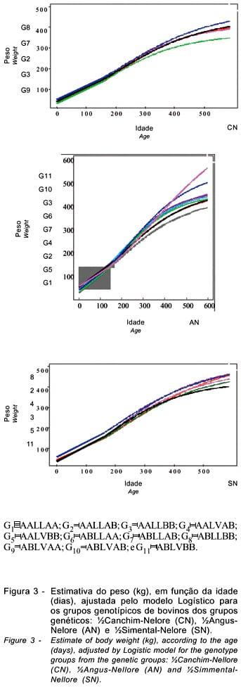 Ajuste de modelos não-lineares em estudos de associação entre polimorfismos genéticos e crescimento em bovinos de corte - Image 8