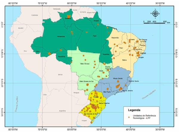 Distribuição geográfica das unidades de referência do programa de transferência de tecnologia para sistemas de integração lavoura-pecuária-floresta - Image 3