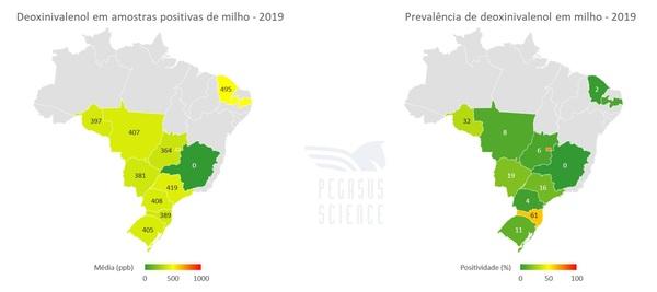 Micotoxinas em milho: Brasil - Ano 2019 - Image 8