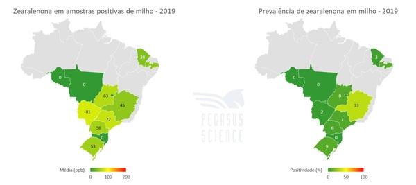 Micotoxinas em milho: Brasil - Ano 2019 - Image 10