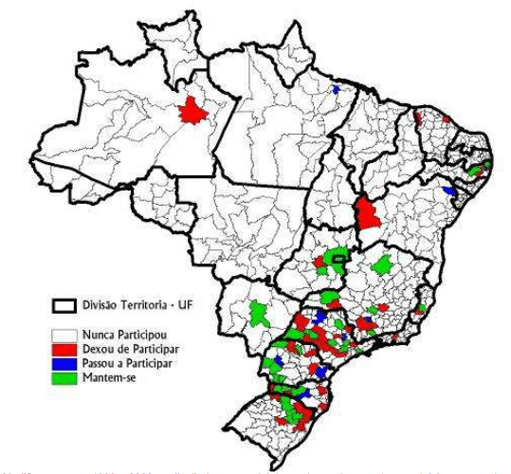 Caracterização e Dinâmica dos Aglomerados Produtivos de Ovos no Brasil nos anos de 1996 e 2006. - Image 6