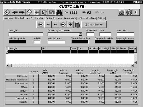 Custo Leite para Windows: Software de Controle de Custos para a Pecuária Leiteira - Image 3